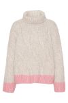 A-View - Strik - Viol Knit - Nature/Pink
