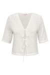 A-View - Top - Kari Cardigan - White