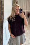 A-View - Vest - Patrisia New Knit Vest - Bordeaux