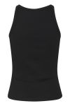 Gestuz - Top - GZdrew Rhinestone Logo Tank - Black