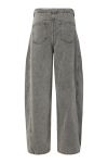 Pieces - Jeans - Fenna MW Tie Barrel Jeans - Grey Denim