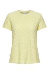 JDY - T-shirt - Cathinka S/S Tag Top - French Vanilla