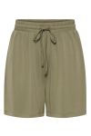 Pieces - Shorts - Anora Hw Shorts - Deep Lichen Green