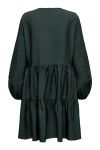 JDY - Kjole - Train Dobby L/S Layer Dress - Scarab