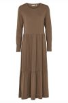 Basic Apparel - Kjole - Joline Frill Dress - Tarmac