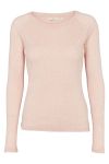 Basic Apparel - Bluse - Arense LS Tee - Pink melange