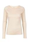 Basic Apparel - Bluse - Arense LS Tee - Sand Dollar