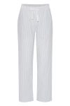 Basic Apparel - Bukser - Juna PJ Pants - Ashley Blue/Whisper White