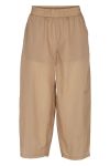 Basic Apparel - Bukser - Viola Cropped Pants - Travertine