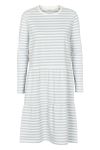 Basic Apparel - Kjole - Elba Short Dress - Celestial Blue/Whisper White