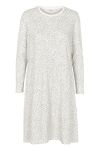 Basic Apparel - Kjole - Elba Short Dress - Whisper White/Black