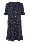 Basic Apparel - Kjole - Signe Dress Dot - Navy