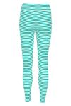 Basic Apparel - Leggings - Ludmilla Tights - Ocean Floor/Subtle Green