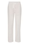 Basic Apparel - Nattøj - Juna PJ Pants - Feather Grey/Whisper White