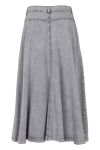 Basic Apparel - Nederdel - Bluebell Skirt - Grey