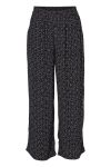 Basic Apparel - Bukser - Nella Pants - Pixel Print Black
