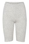 Basic Apparel - Shorts - Elba Bike Shorts - Whisper White/Black