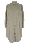 Basic Apparel - Skjorte - Vilde Loose Shirt Dress - Dried sage