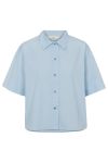 Basic Apparel - Skjorte - Vilde SS Shirt - Cashmere Blue
