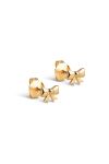 Enamel - Øreringe - Studs, Baby Bow - Gold