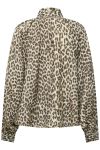 JDY - Skjorte - Beatrice Life L/S Bow Shirt - Birch Brown Leo