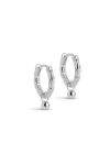 Enamel - Øreringe - Hoops, Belle - Silver