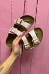 Birkenstock - Sandal - Arizona BF Magical Metallic - Light Rose