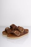 Birkenstock - Sandal - Arizona Oiled Leather Big Buckle - Cognac