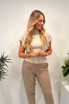 Bruuns Bazaar - Bluse - Verbenia - Creme
