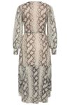 Bruuns Bazaar - Kjole - Phlox Nora Dress - Light Snake Print