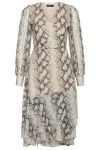 Bruuns Bazaar - Kjole - Phlox Nora Dress - Light Snake Print