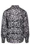 Bruuns Bazaar - Skjorte - Geranium Ava Shirt - Black Print 