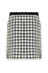 Bruuns Bazaar - Nederdel - Women HedyscepeBBAluma skirt - Black/silver