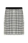Bruuns Bazaar - Nederdel - Women HedyscepeBBAluma skirt - Black/silver