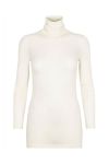 Bruuns Bazaar - Bluse - Angela Roll Neck - Snow White