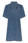 Bruuns Bazaar - Kjole - Women PlatyBBZigata Dress - Blue Denim