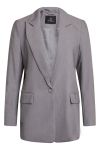Bruuns Bazaar - Blazer - CindySus Frida Blazer - Grey Melange
