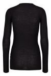 Bruuns Bazaar - Bluse - AngelaBB LS T-shirt - Black
