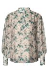 Bruuns Bazaar - Bluse - Boysen Omaira Blouse - Green Print