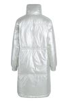 Bruuns Bazaar - Jakke - Down Lovisa Reversible Coat - Silver One Side/Black Other