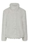 Bruuns Bazaar - Jakke - Erigeron Furry Jacket - Snow White