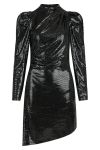 Bruuns Bazaar - Kjole - Allium Maggie Dress - Black/Silver