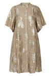 Bruuns Bazaar - Kjole - Bottlebrush Philly Dress - Silver Mink/Gold