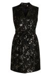 Bruuns Bazaar - Kjole - Cape Genny Dress - Black/Gold