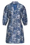 Bruuns Bazaar - Kjole - Eustoma Mahia Dress - Blue Floral