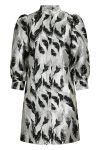 Bruuns Bazaar - Kjole - Leaf Brooklyn Dress - Black/Silver