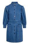 Bruuns Bazaar - Kjole - Women Broomrap Zarah - Dress Denim