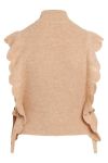 Bruuns Bazaar - Vest - Parisa Esti Knit Vest - Roasted Grey Khaki