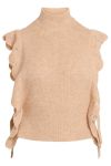Bruuns Bazaar - Vest - Parisa Esti Knit Vest - Roasted Grey Khaki