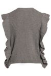 Bruuns Bazaar - Vest - Simona Innea Knit Vest - Grey Melange